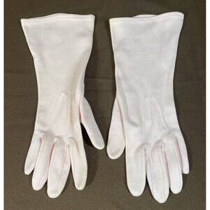 Vintage Suede Pink Gloves Women's 6 1/2 SMALL USA